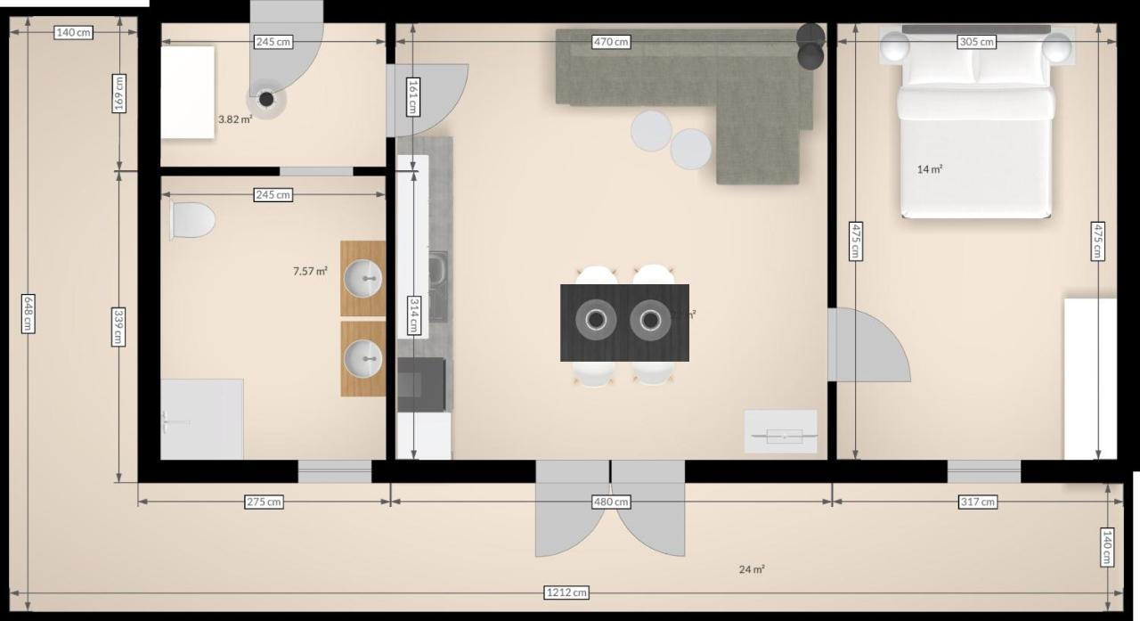 Rmg Roses Apartments Bad Kleinkirchheim Bagian luar foto